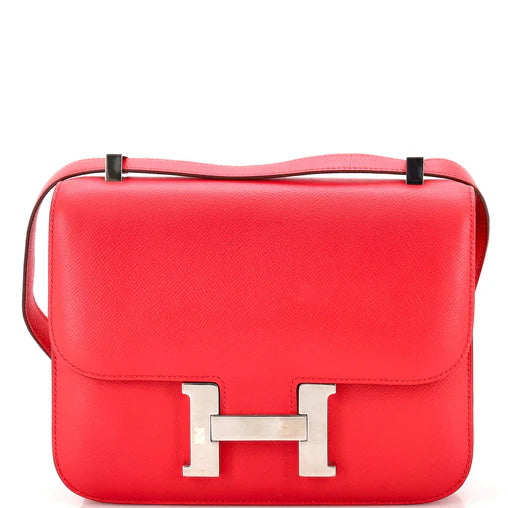 Hermès Constance 24 Epsom Leather Red with Palladium Hardware – SAIKA