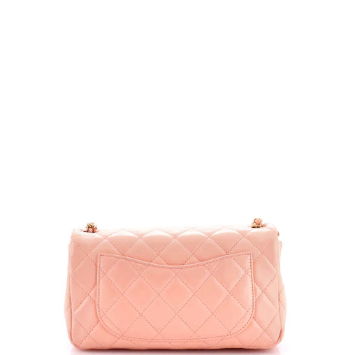 Chanel Pearl Crush Mini Flap Bag – Pink Quilted Lambskin with Gold Hardware - SAIKA