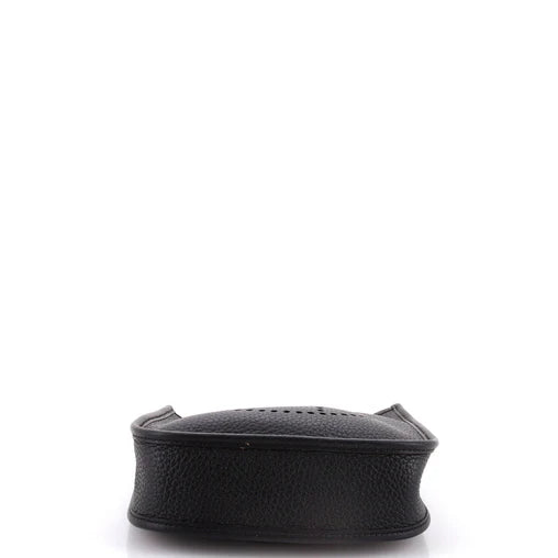 Hermès Evelyne III TPM Clemence Leather – Black with Gold Hardware - SAIKA