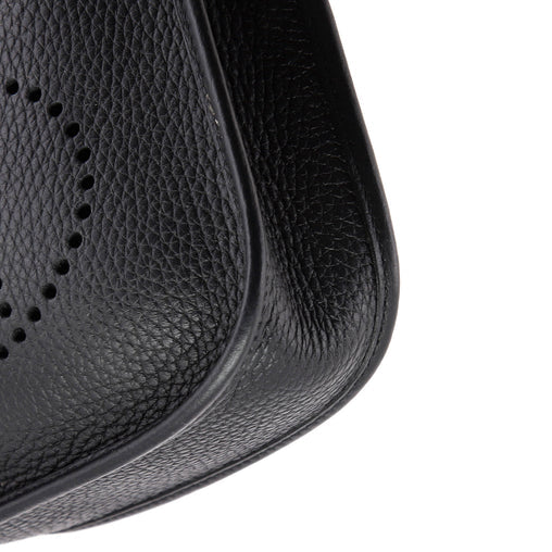 Hermès Evelyne III TPM Clemence Leather – Black with Gold Hardware - SAIKA