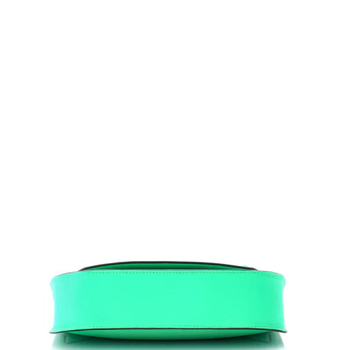 Hermès Jypsière Mini Evercolor Leather – Green with Palladium Hardware - SAIKA