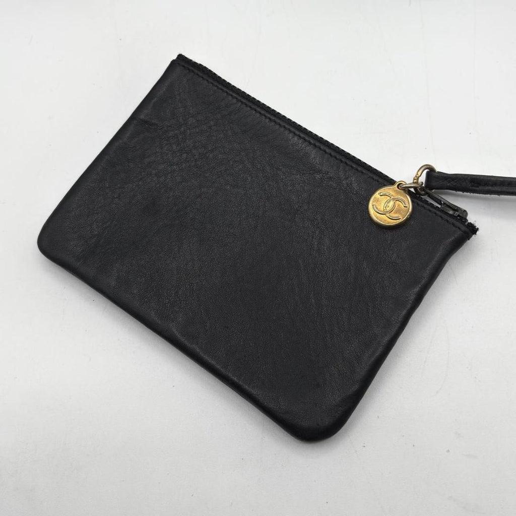 Original Chanel matching pouch and authentic serial sticker 90s vintage