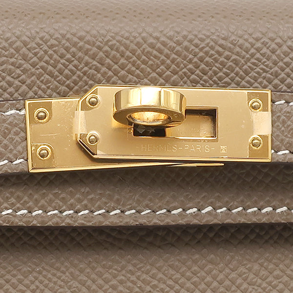 Hermès Mini Kelly Sellier (Kelly 20) – Grey Epsom Leather with Palladium Hardware (2023)