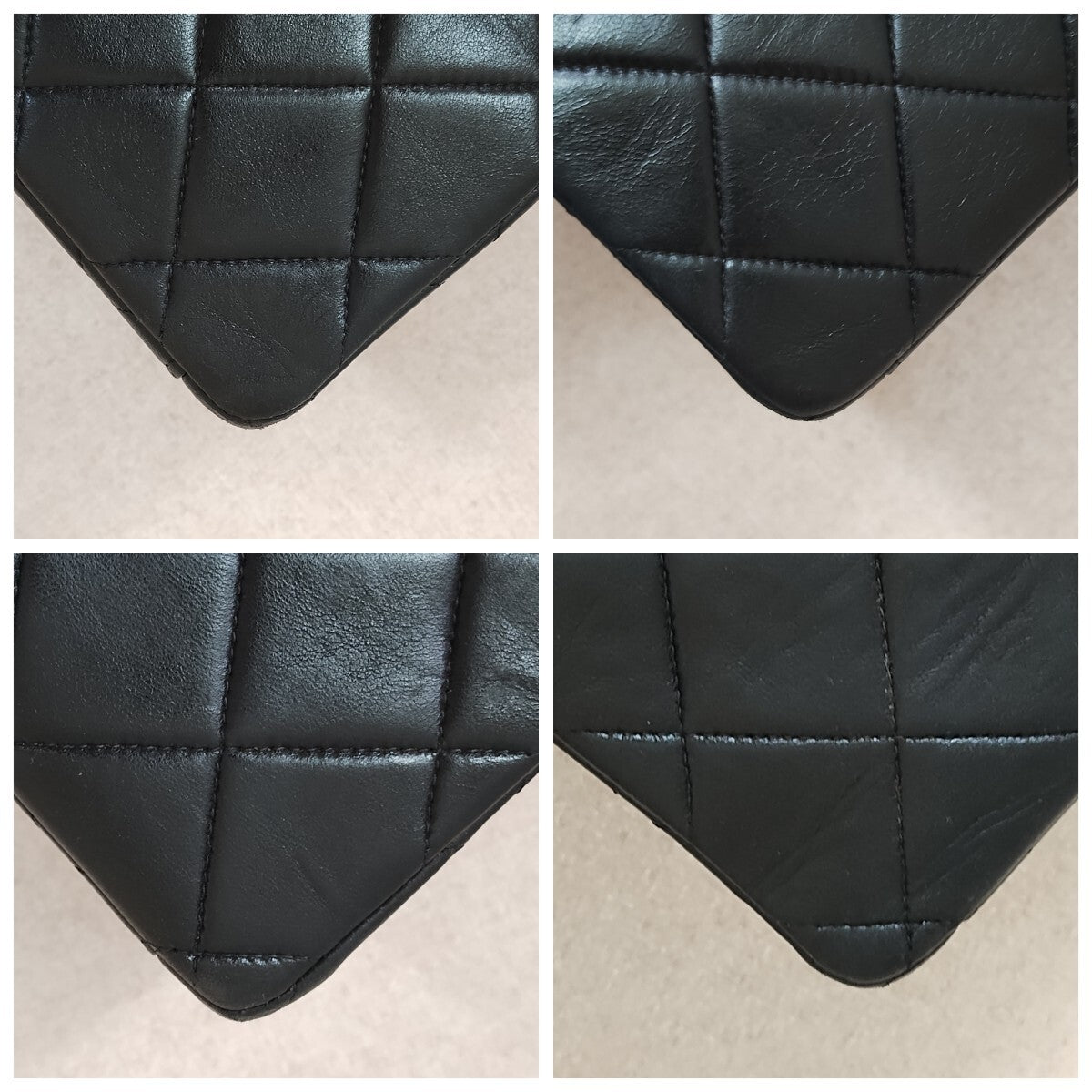 Chanel Vintage Maxi Flap Bag 34 – Black Lambskin Quilted Matelassé with Gold Hardware